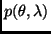 $p(\theta,\lambda)$