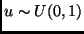 $u \sim U(0,1)$