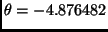 $\theta = -4.876482$