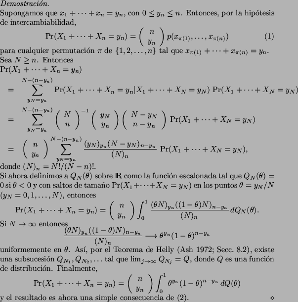 \begin{Proof}
% latex2html id marker 229Supongamos que $x_1+\cdots+x_n=y_n$, c...
...math}y el resultado es ahora una simple consecuencia de (\ref{bin}).
\end{Proof}