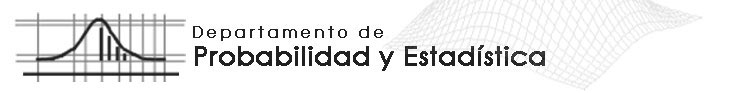 logotipo de departamento y estadistica